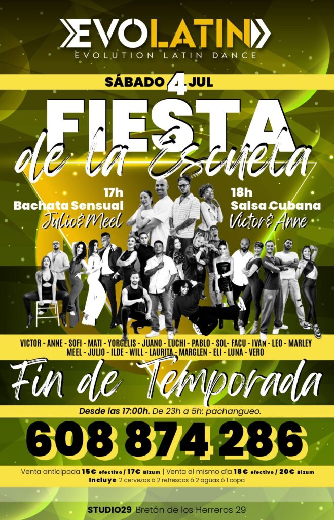 fiesta sbk evolution dance school fin de curso