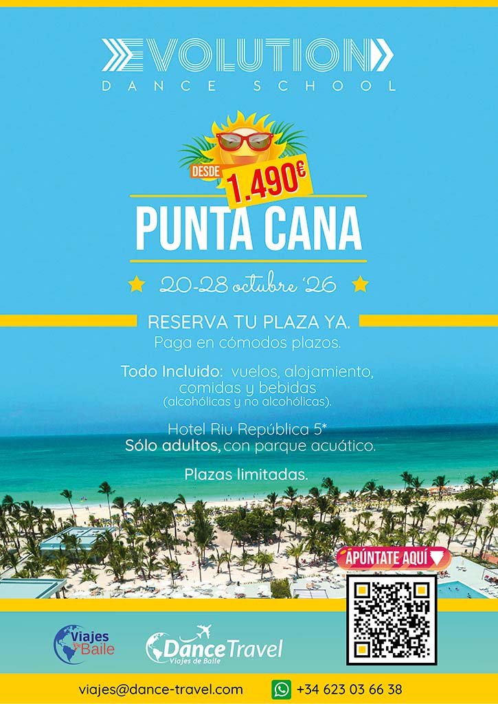 Viaje de baile a Punta Cana con Evolution