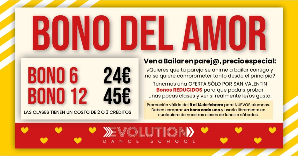 bono regalar clases de baile en pareja