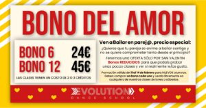 bono regalar clases de baile en pareja