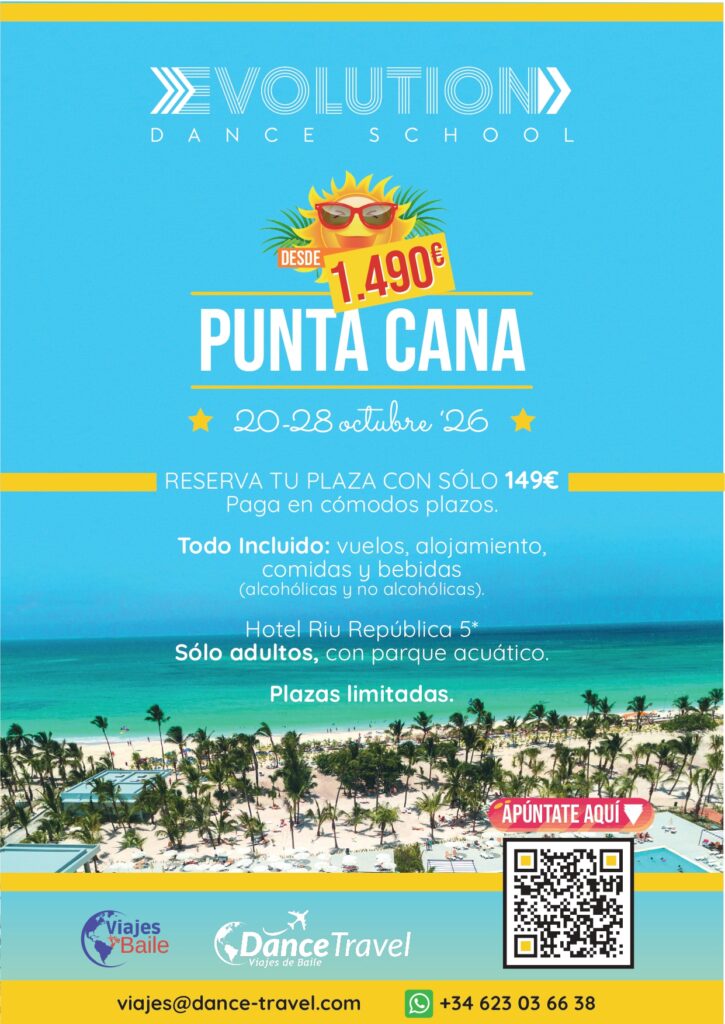 Viaje de baile a Punta Cana con Evolution