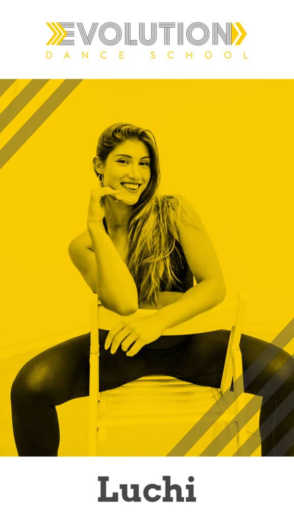 Luchi profesora de baile en Evolution, Madrid