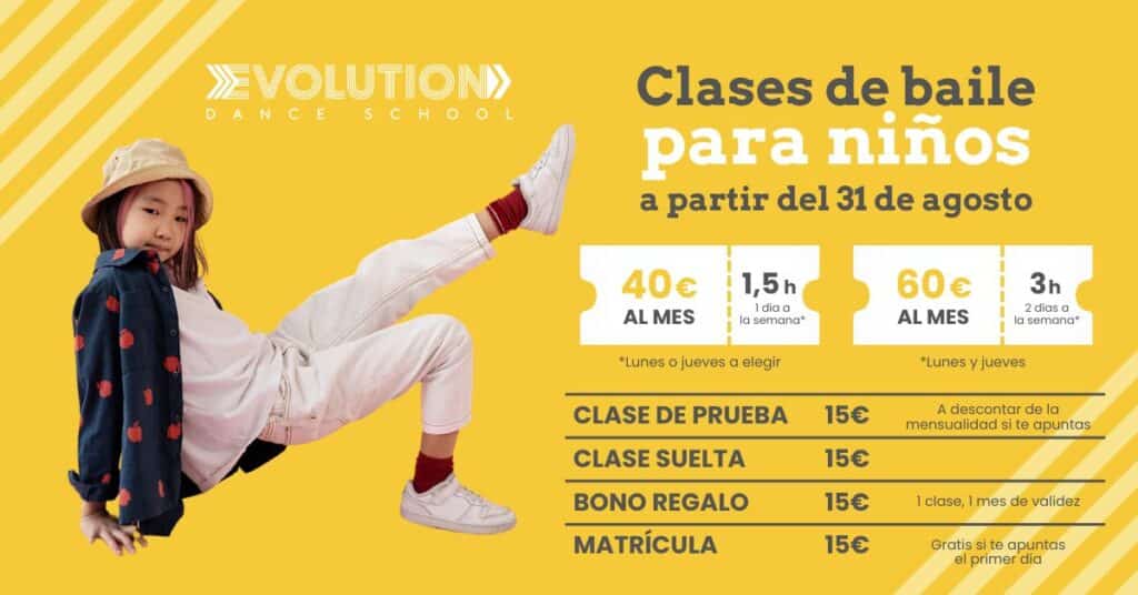 clases de baile para niños en Madrid